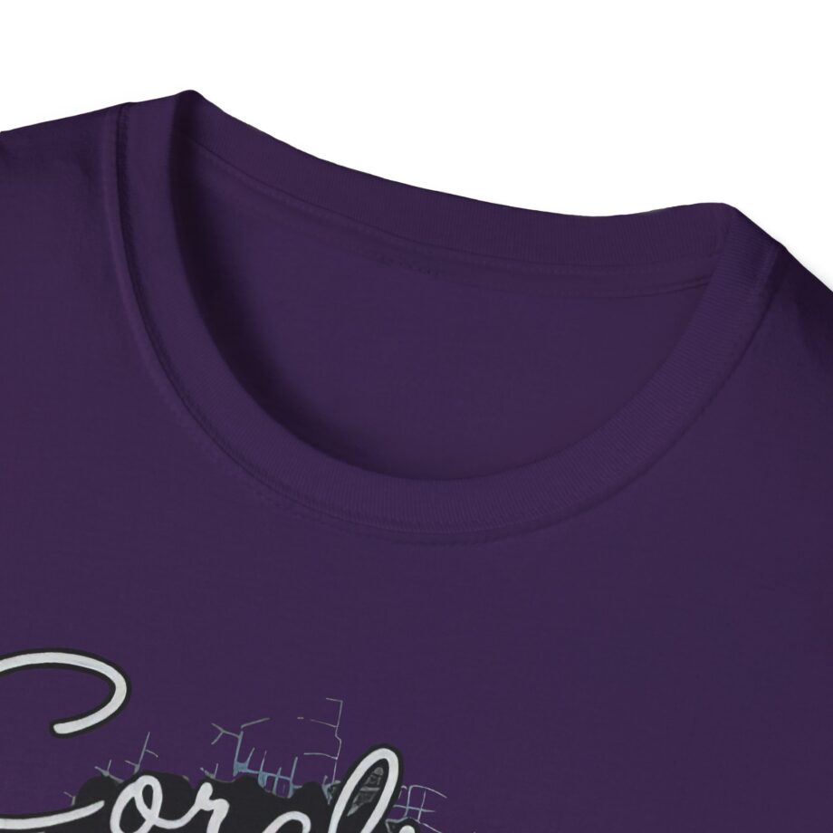 Coraline the Cat Swirl and Stars Unisex Softstyle T-shirt