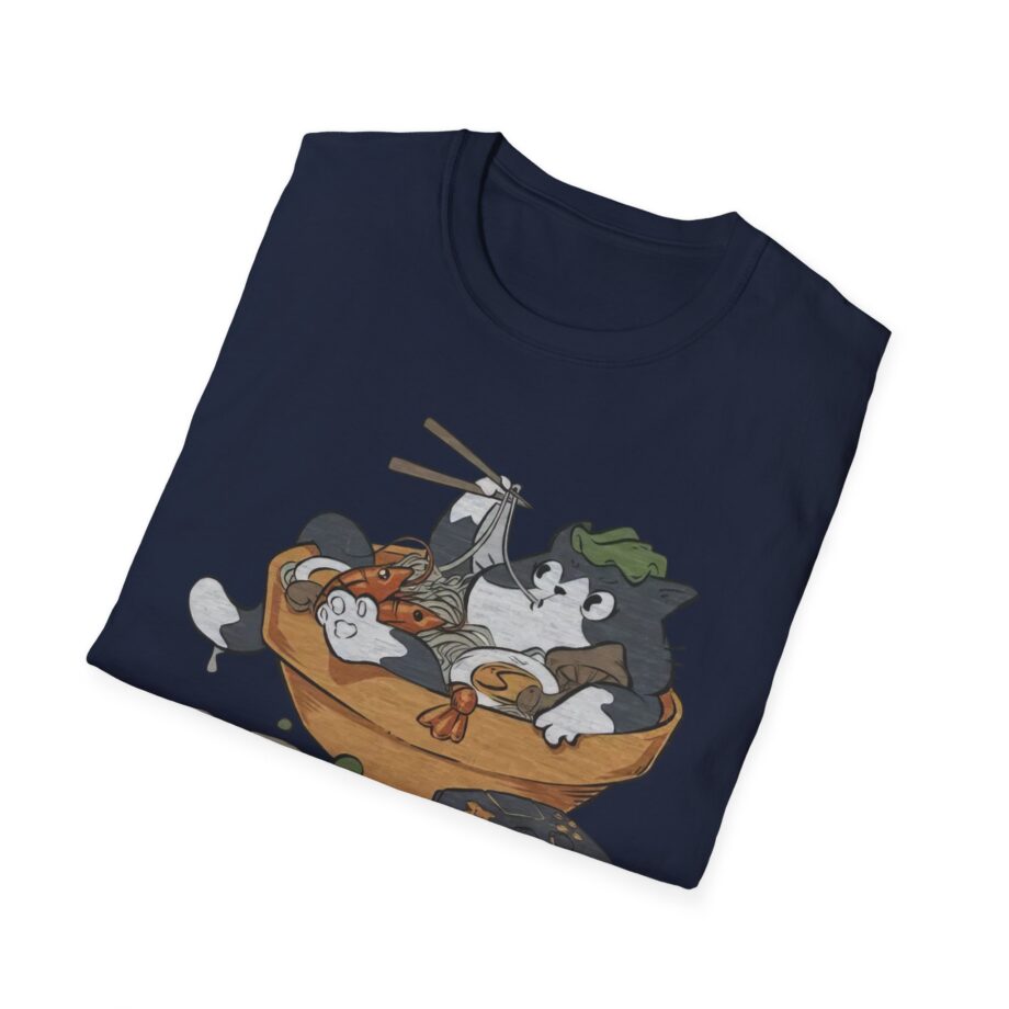 Lirik Ramen Cat Unisex Softstyle T-shirt