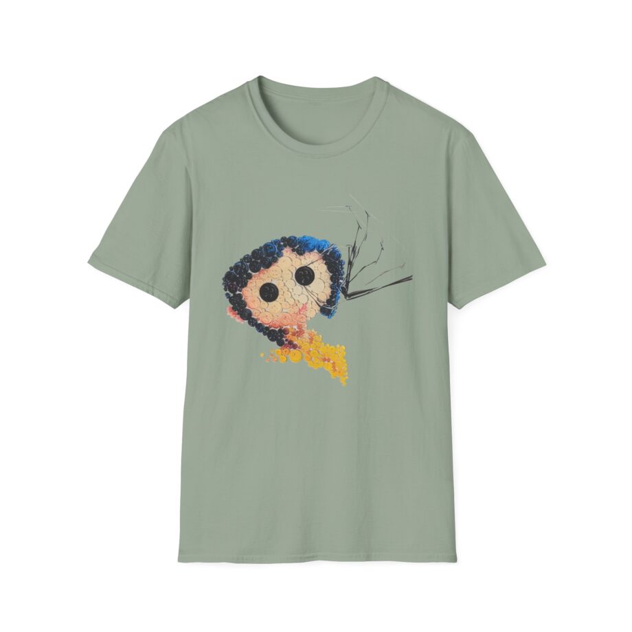 Coraline Button Art Anniversary Unisex Softstyle T-shirt
