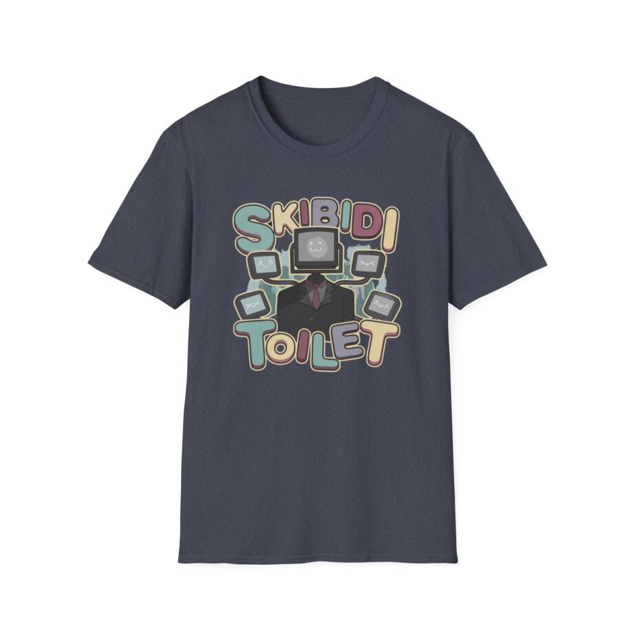Dafuqboom Large Tv Man Static Unisex Softstyle T-Shirt