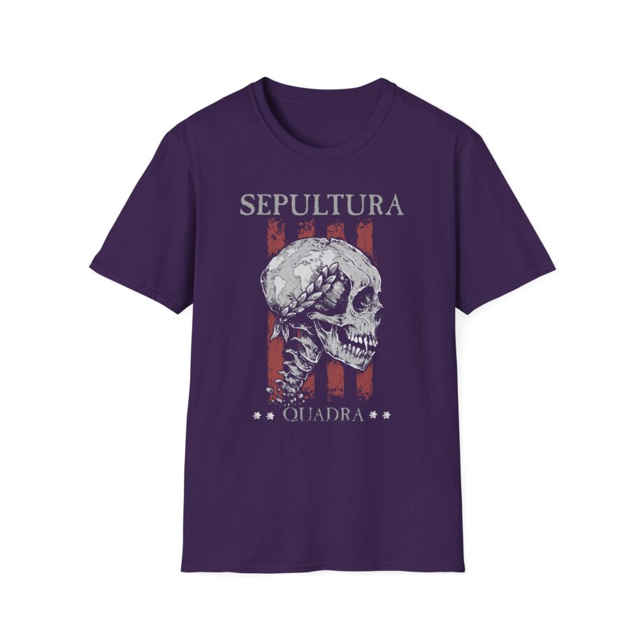 Sepultura Quadra Skull Unisex Softstyle T-shirt