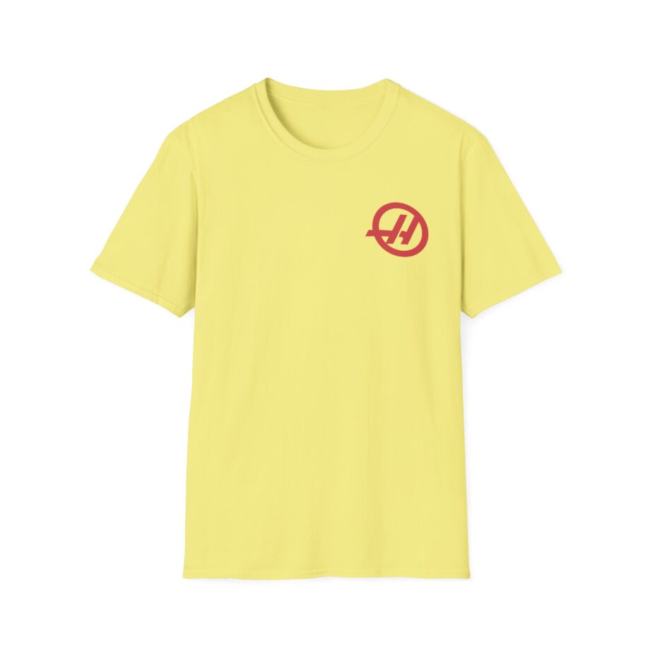 Haas F1 Small Logo Unisex Softstyle T-Shirt