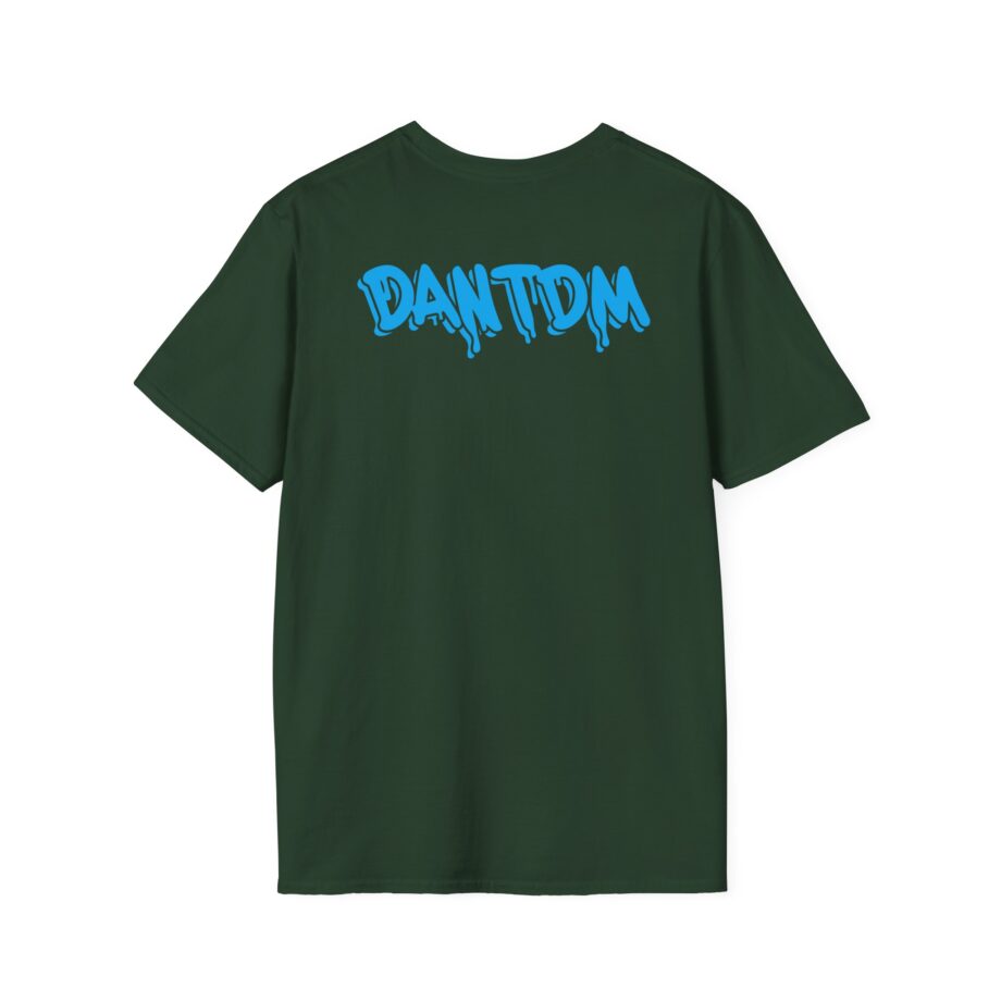 Dan Tdm Graffiti Blue Foil Unisex Softstyle T-shirt