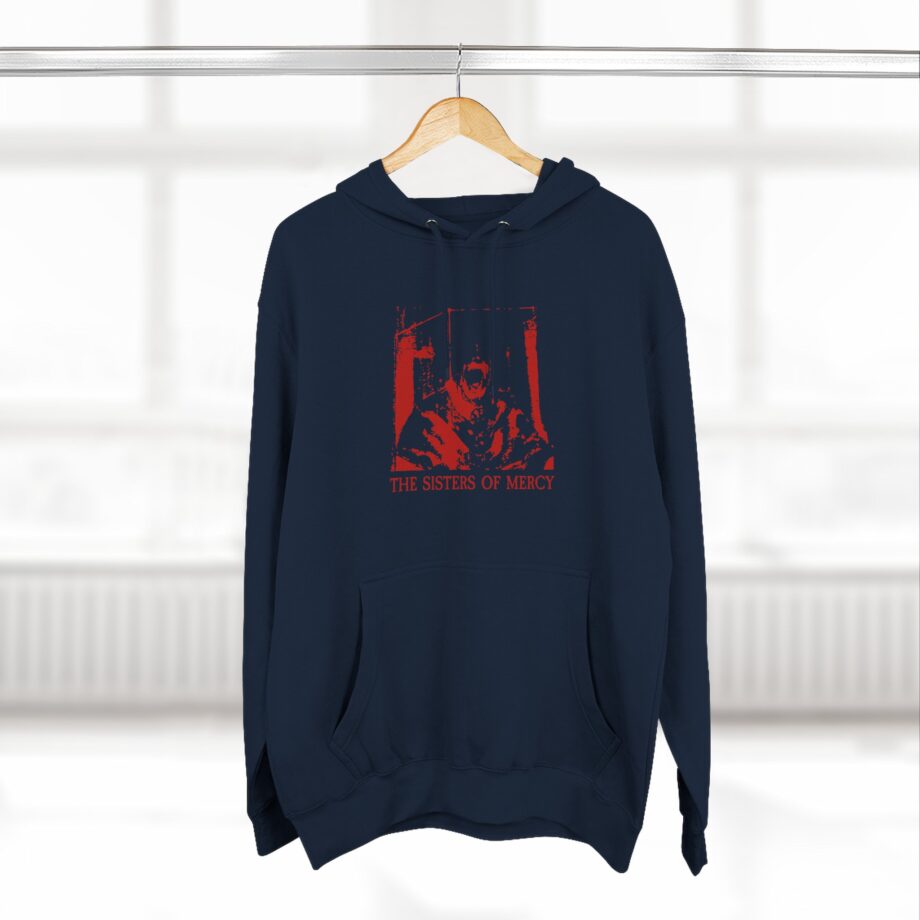 The Sisters Of Mercy Red Scream Three-Panel Fleece Hoodie