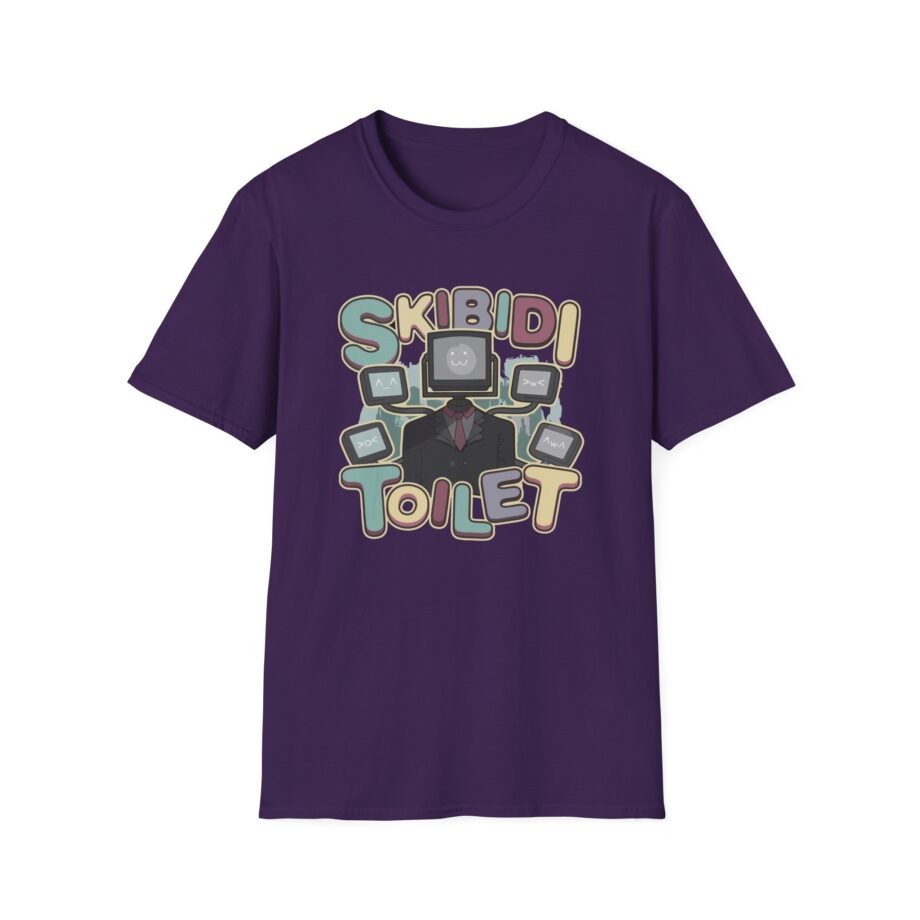 Dafuqboom Large Tv Man Static Unisex Softstyle T-Shirt