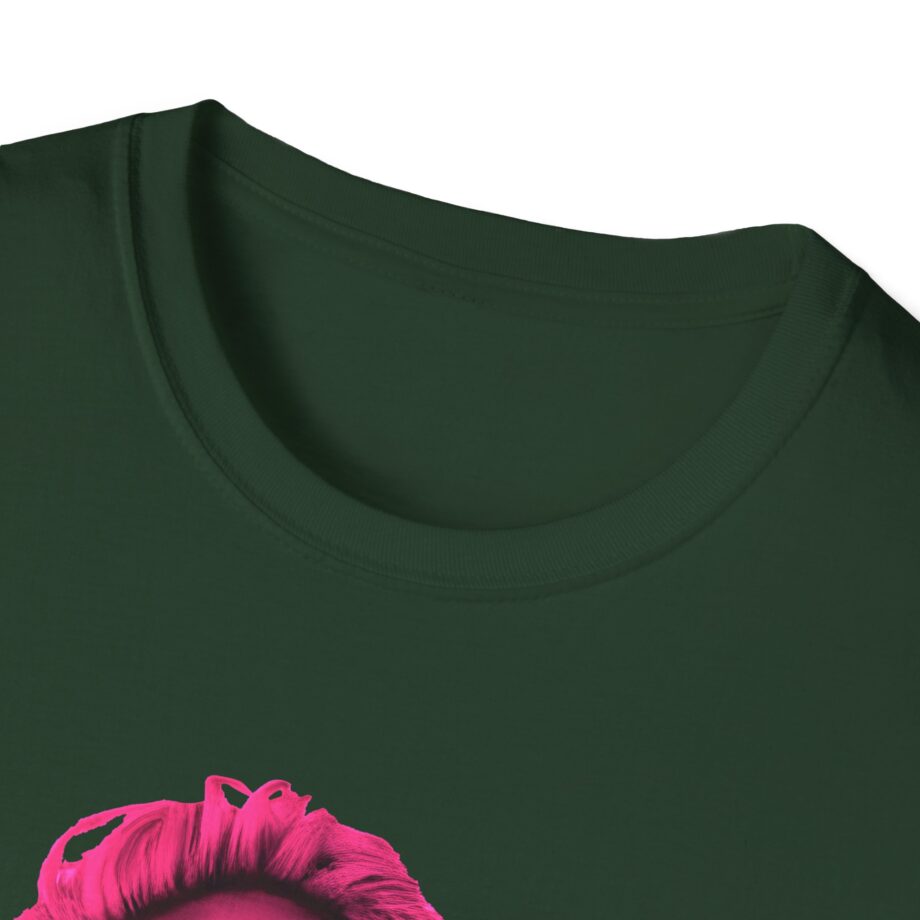 P!nk Silhouette Photo Peach Unisex Softstyle T-Shirt