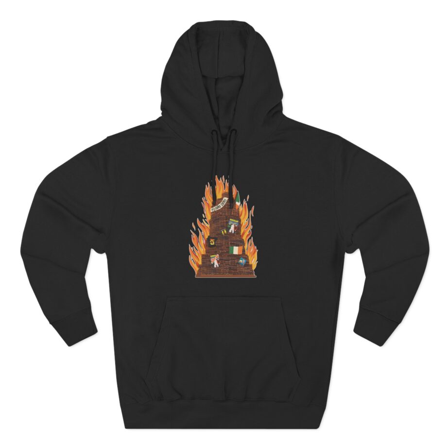 Kneecap Three-Panel Fleece Hoodie