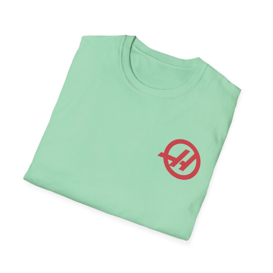 Haas F1 Small Logo Unisex Softstyle T-Shirt