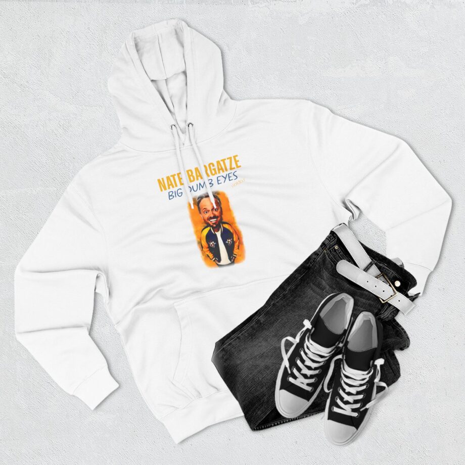Nate Bargatze Big Dumb Eyes Tour Three-Panel Fleece Hoodie