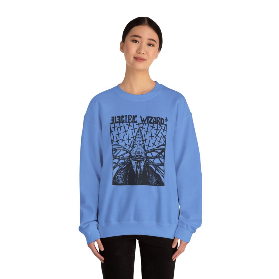 Electric Wizard Doom Sludge Stoner Metal Poster Unisex Heavy Blend™ Crewneck Sweatshirt
