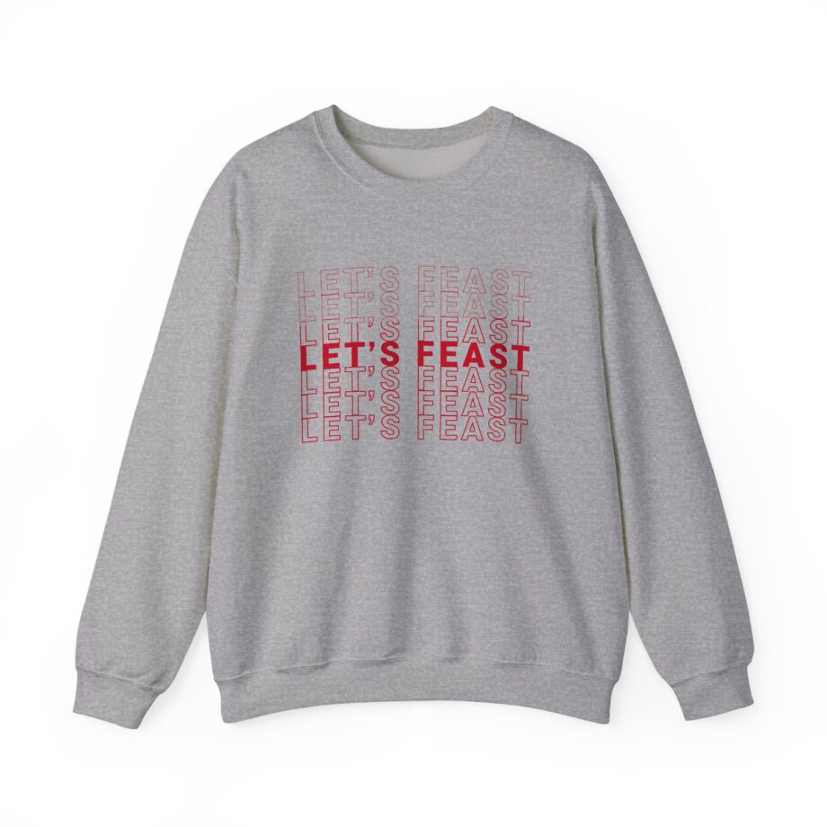Elyse Myers Let’s Feast Unisex Heavy Blend™ Crewneck Sweatshirt
