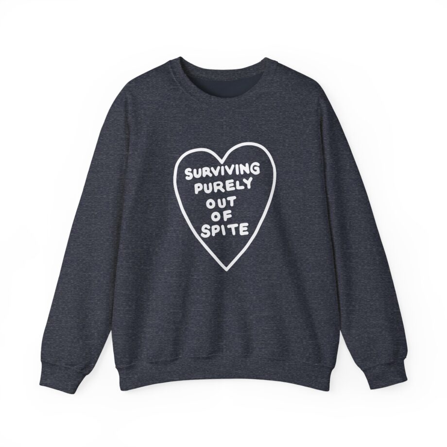 Elyse Myers Surviving Purely Out of Spite Unisex Heavy Blend™ Crewneck Sweatshirt