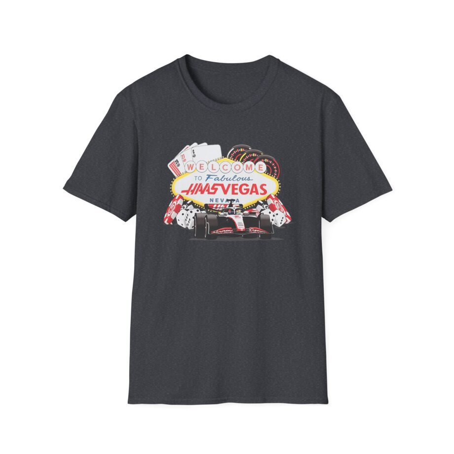 Haas F1 Las Vegas Gp  Unisex Softstyle T-Shirt