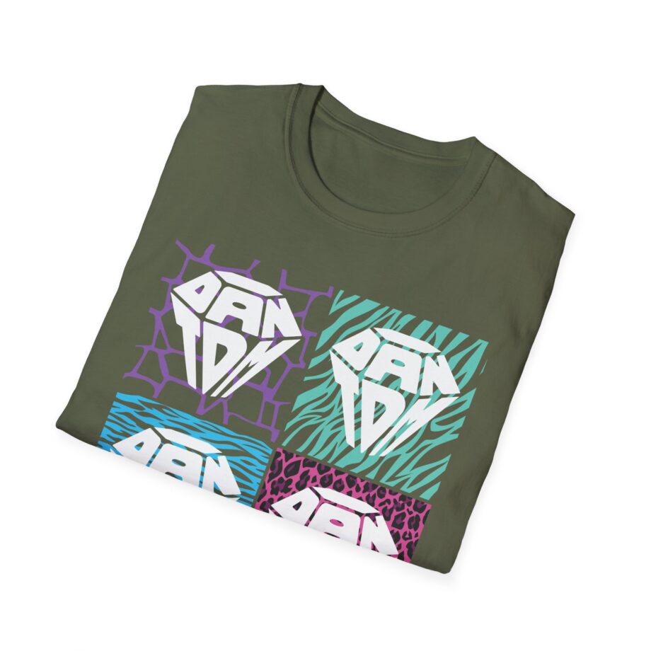 Dan Tdm Hair Metal Diamonds Unisex Softstyle T-shirt