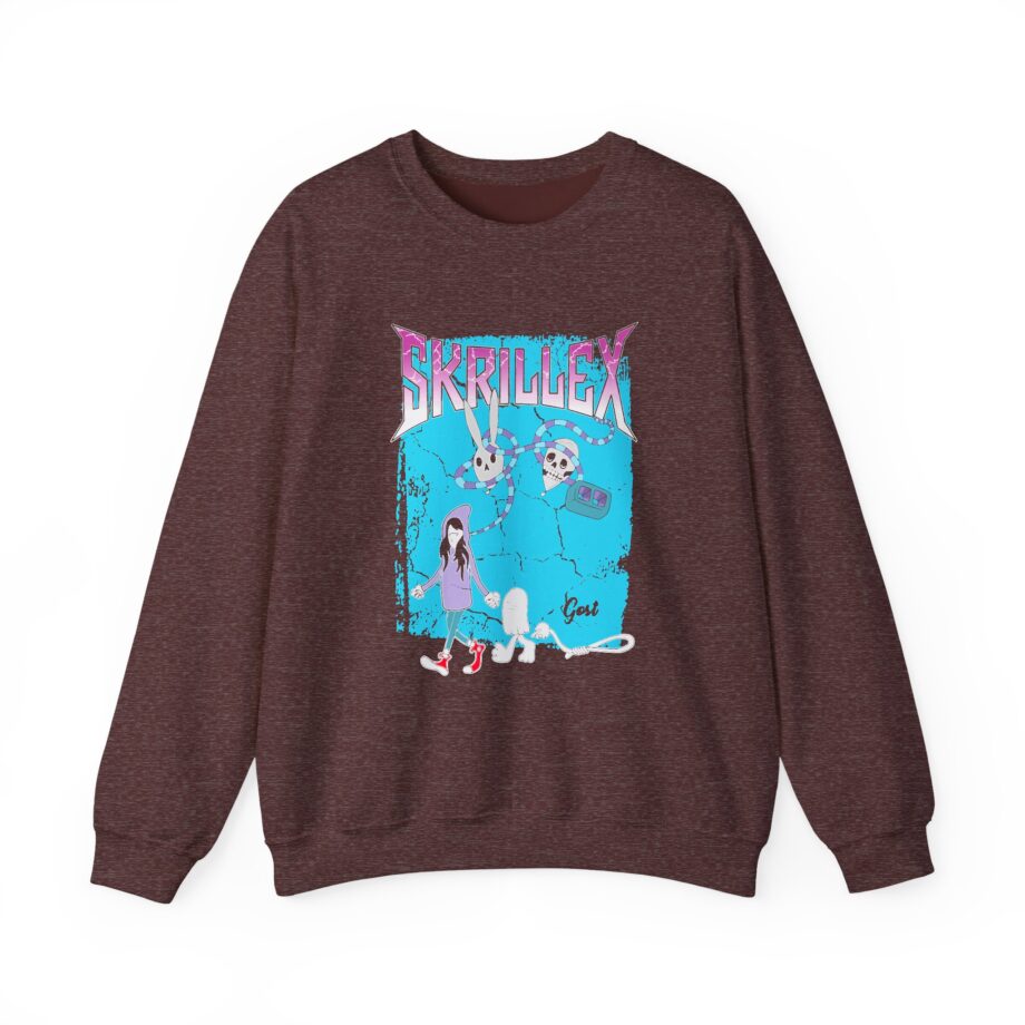 Skrillex Gost Album Cover Unisex Heavy Blend™ Crewneck Sweatshirt