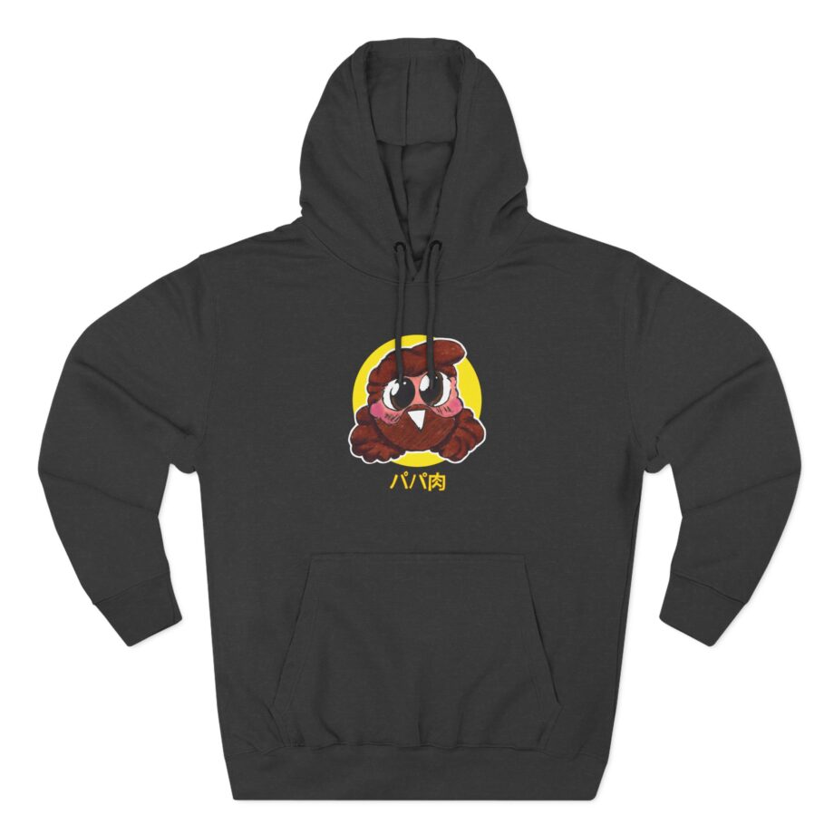 Papa Meat  Three-Panel Fleece Hoodie