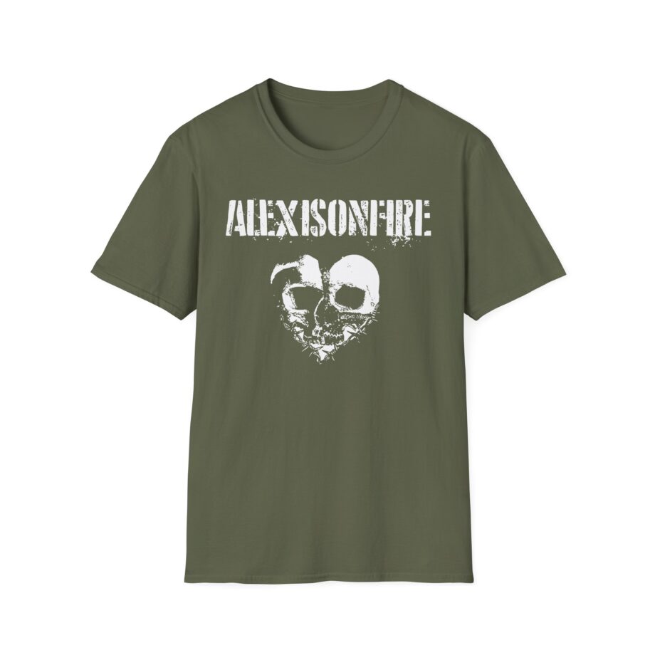 Alexisonfire Barbed Wire Heartskull Unisex Softstyle T-shirt