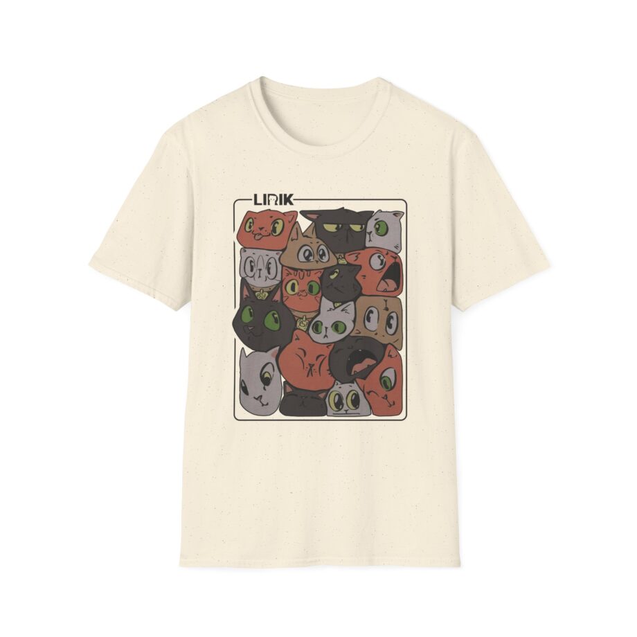 Lirik Squished Cat Jar Unisex Softstyle T-shirt