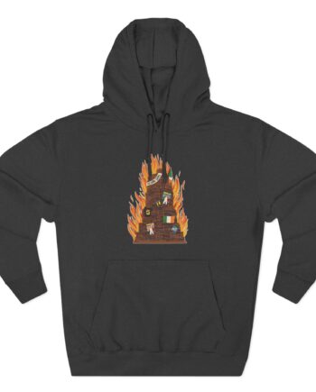 Kneecap Three-Panel Fleece Hoodie