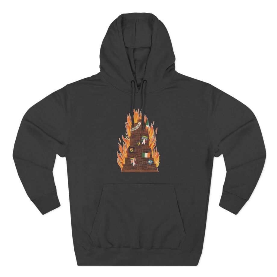 Kneecap Three-Panel Fleece Hoodie