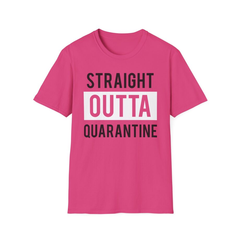 Nwa Straight Outta Quarantine Unisex Softstyle T-shirt