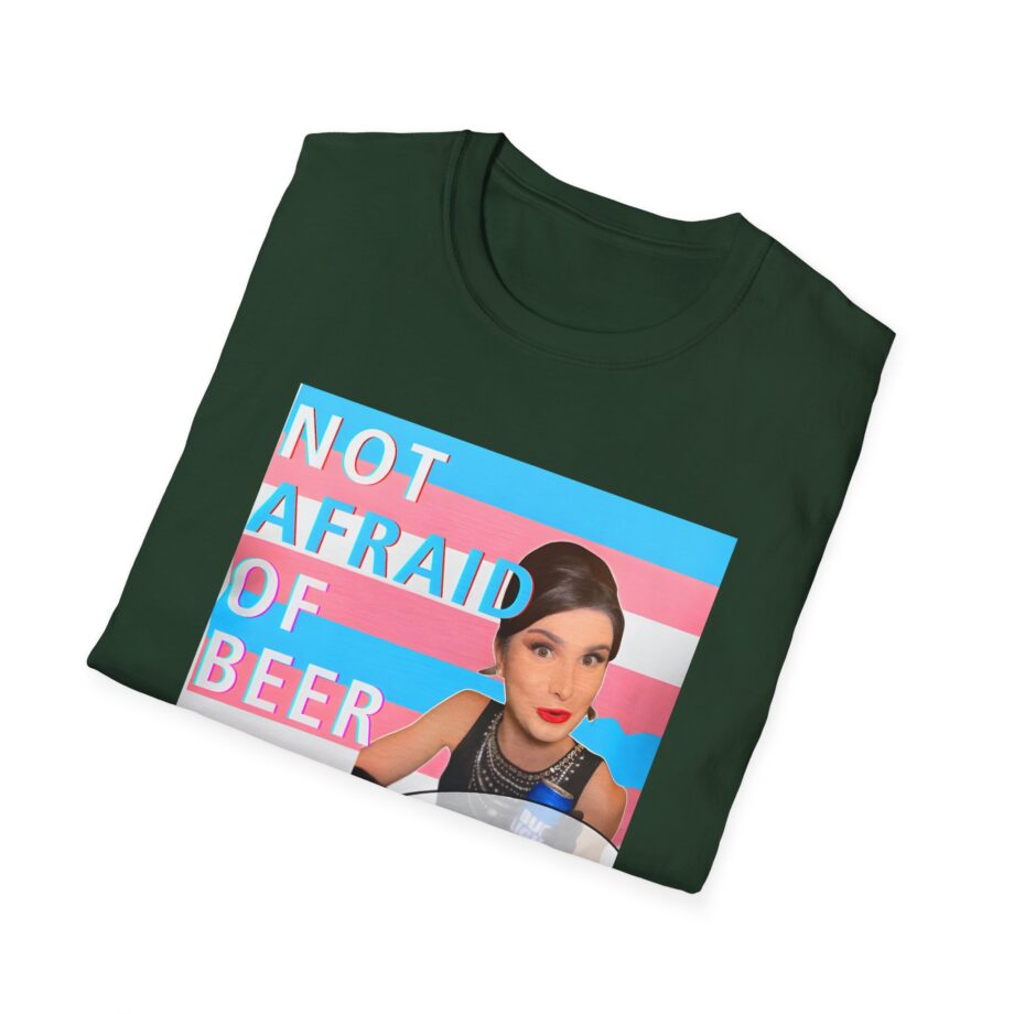 Dylan Mulvaney Not Afraid of Beer Unisex Softstyle T-Shirt
