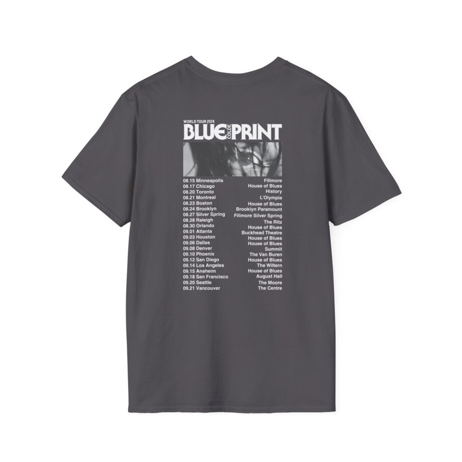 Colde 'BLUEPRINT' NA Tour Unisex Softstyle T-Shirt