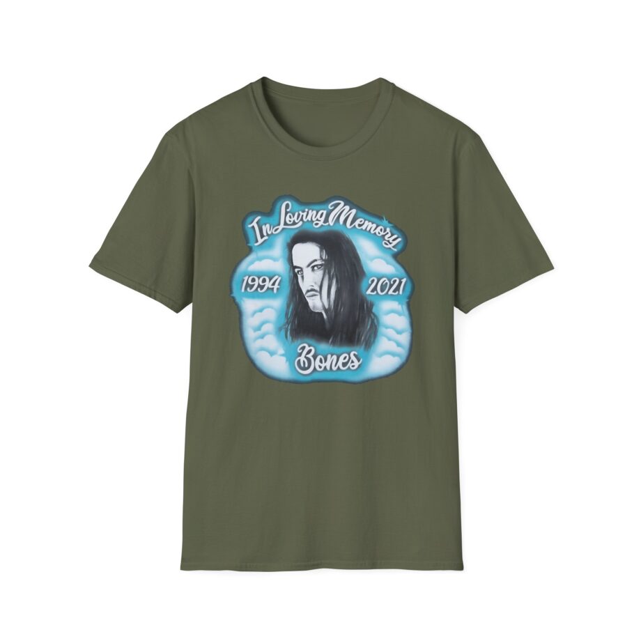 Bones in Loving Memory Unisex Softstyle T-shirt
