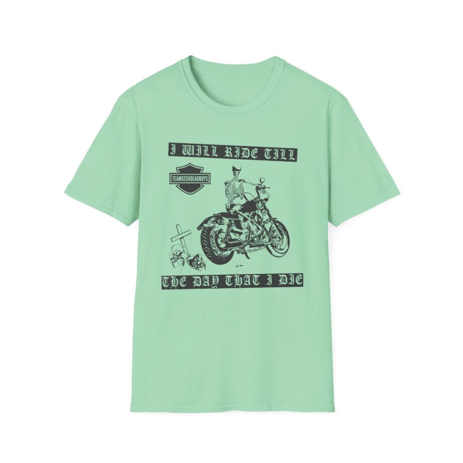 Bones Team Sesh Ride Till I Die Unisex Softstyle T-shirt