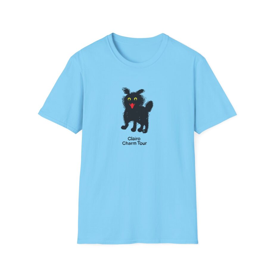 Clairo Charm Fuzzy Cat Tour Unisex Softstyle T-Shirt