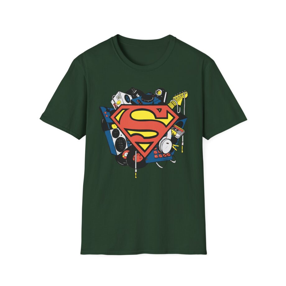 Kaskade X Superman Musician Unisex Softstyle T-shirt