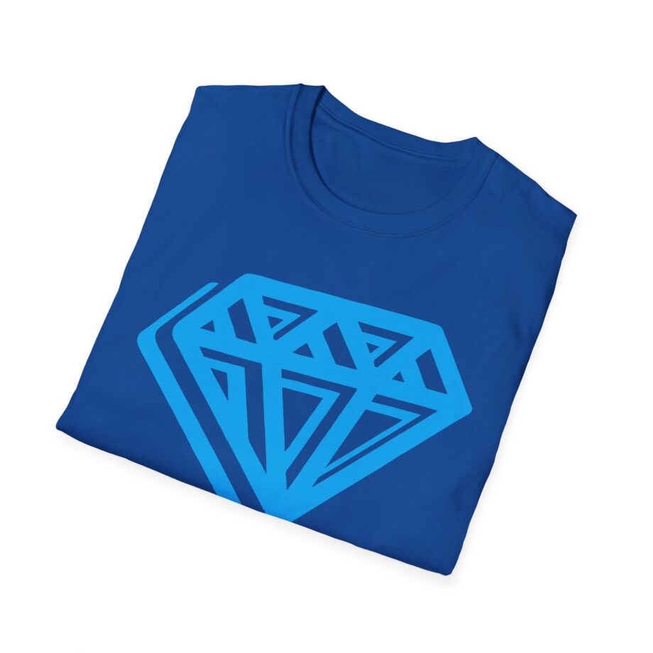 Dan Tdm Graffiti Blue Foil Unisex Softstyle T-shirt