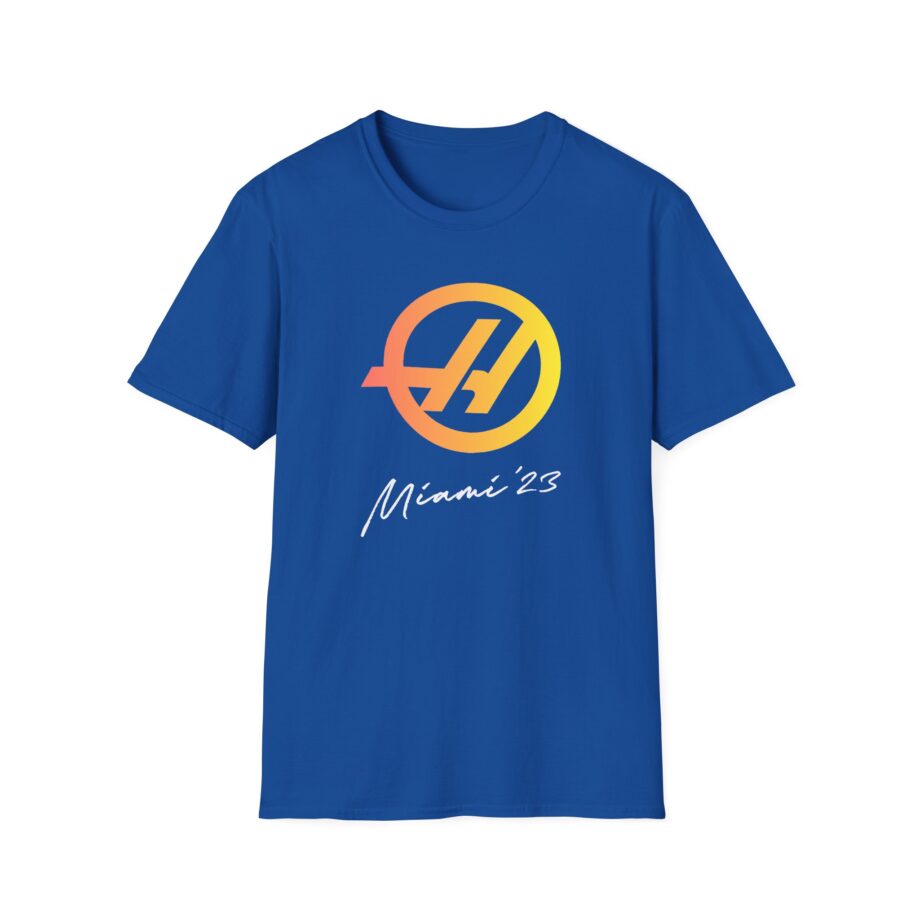 Haas F1 Miami Gp Unisex Softstyle T-shirt
