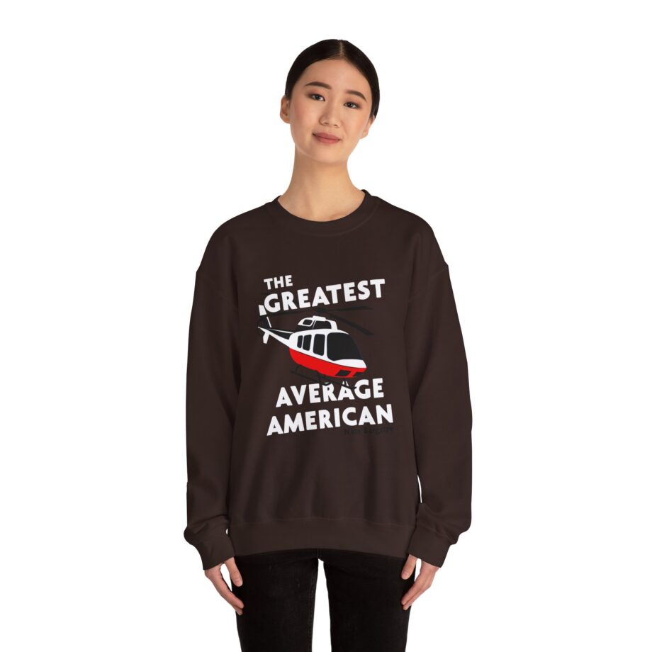 The Greatest Average American Nate Bargatze Unisex Heavy Blend™ Crewneck Sweatshirt