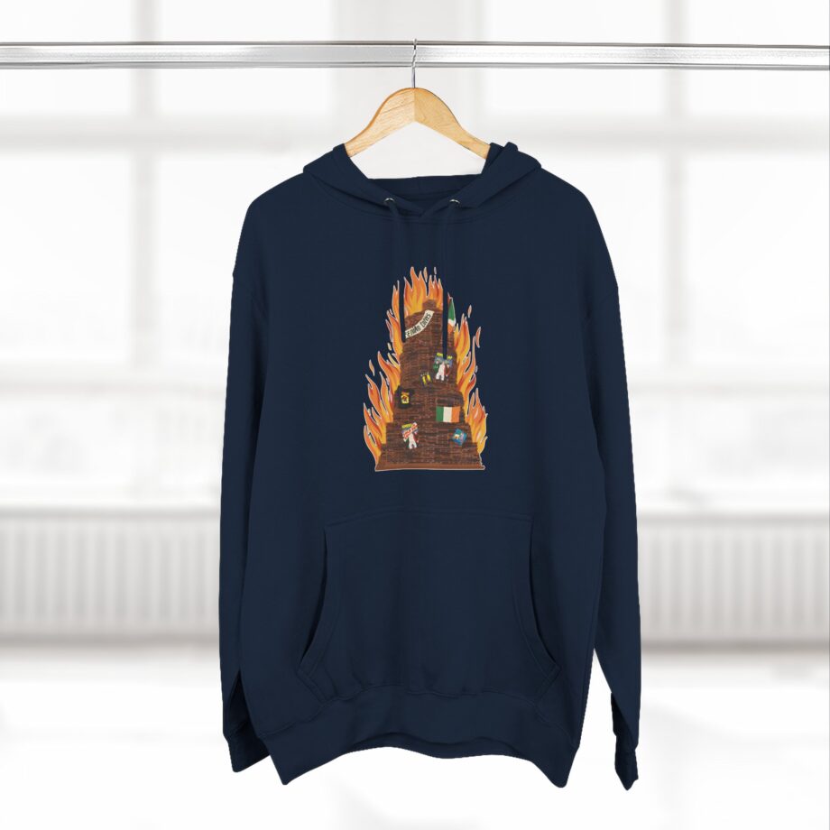Kneecap Three-Panel Fleece Hoodie