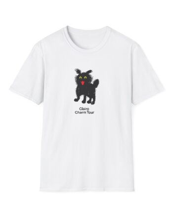 Clairo Charm Fuzzy Cat Tour Unisex Softstyle T-Shirt