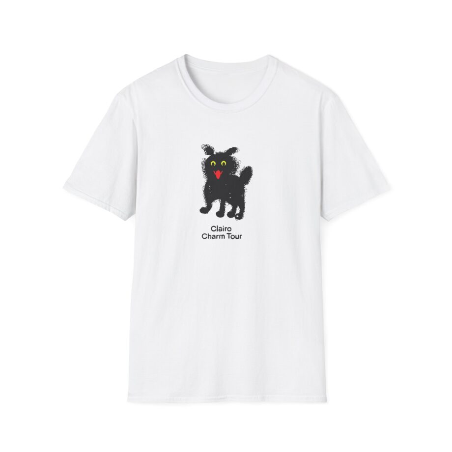 Clairo Charm Fuzzy Cat Tour Unisex Softstyle T-Shirt