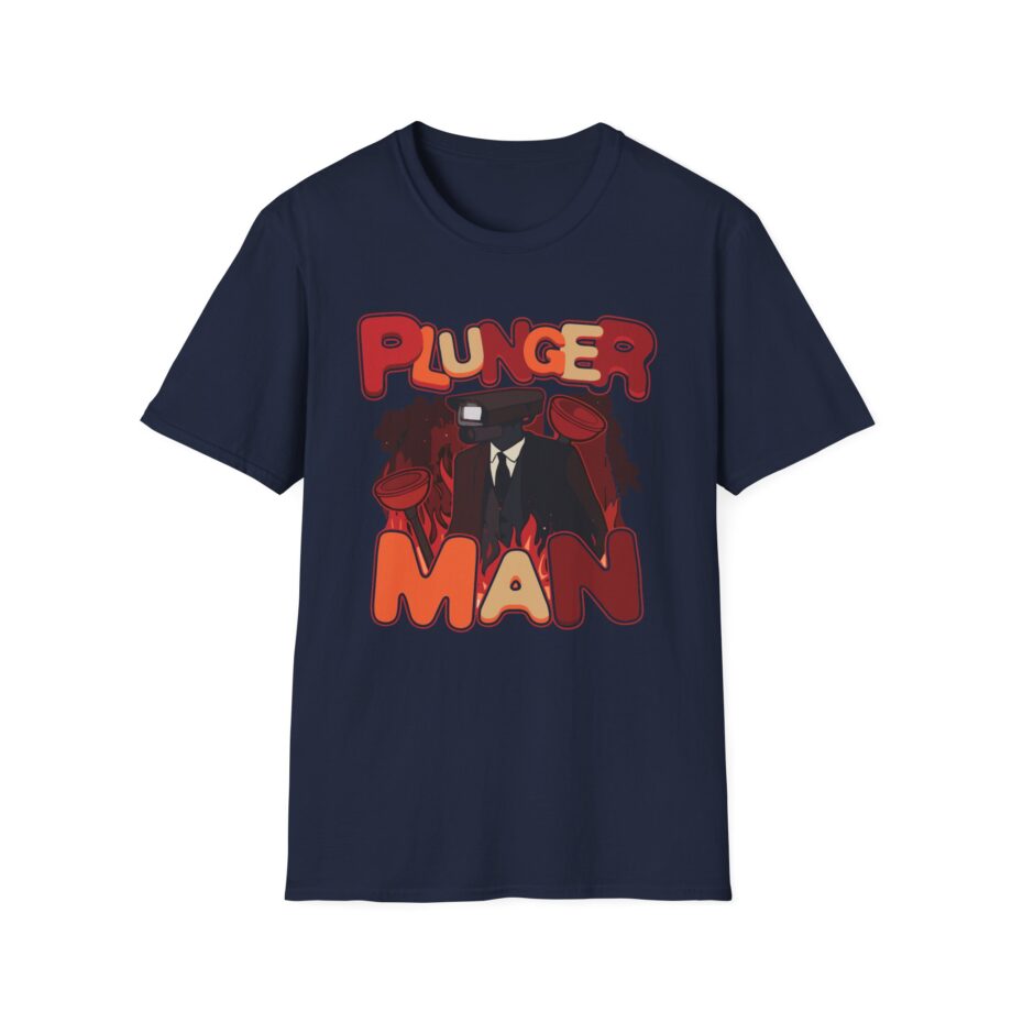 Dafuqboom Plungerman  Wildfire Unisex Softstyle T-Shirt