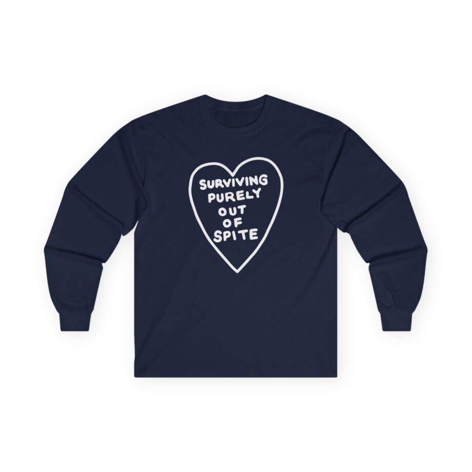 Elyse Myers Surviving Purely Out of Spite Unisex Ultra Cotton Long Sleeve Tee