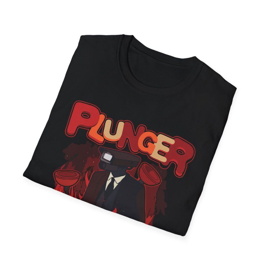 Dafuqboom Plungerman  Wildfire Unisex Softstyle T-Shirt