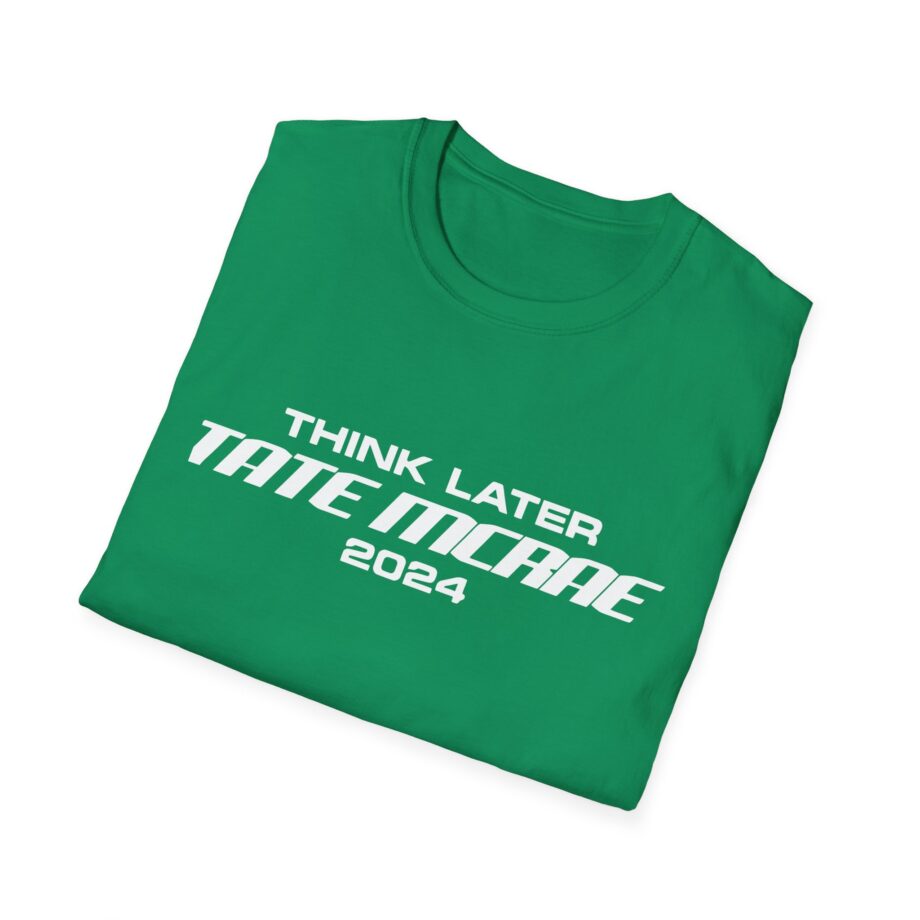 Tate Mcrae Think Later Unisex Softstyle T-Shirt