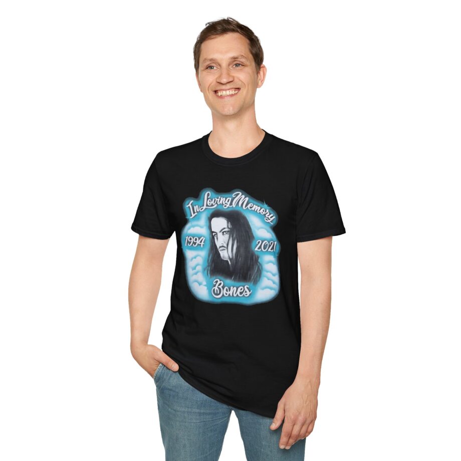Bones in Loving Memory Unisex Softstyle T-shirt