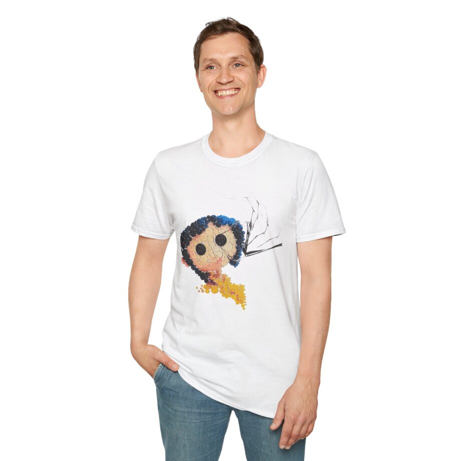 Coraline Button Art Anniversary Unisex Softstyle T-shirt