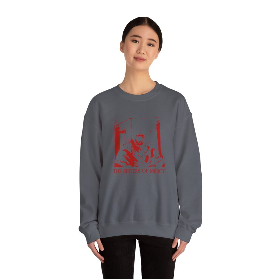 The Sisters Of Mercy Red Scream Unisex Heavy Blend™ Crewneck Sweatshirt