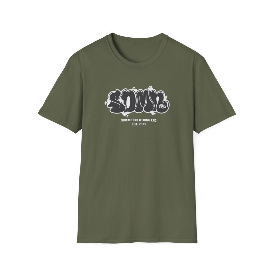 Sidemen Bubble Graffiti Unisex Softstyle T-Shirt