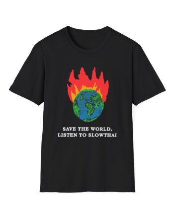Save the World Listen to Slowthai Unisex Softstyle T-Shirt
