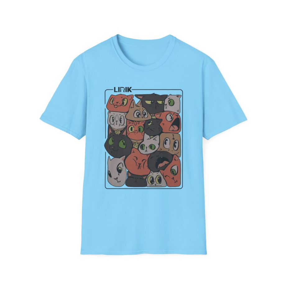 Lirik Squished Cat Jar Unisex Softstyle T-shirt