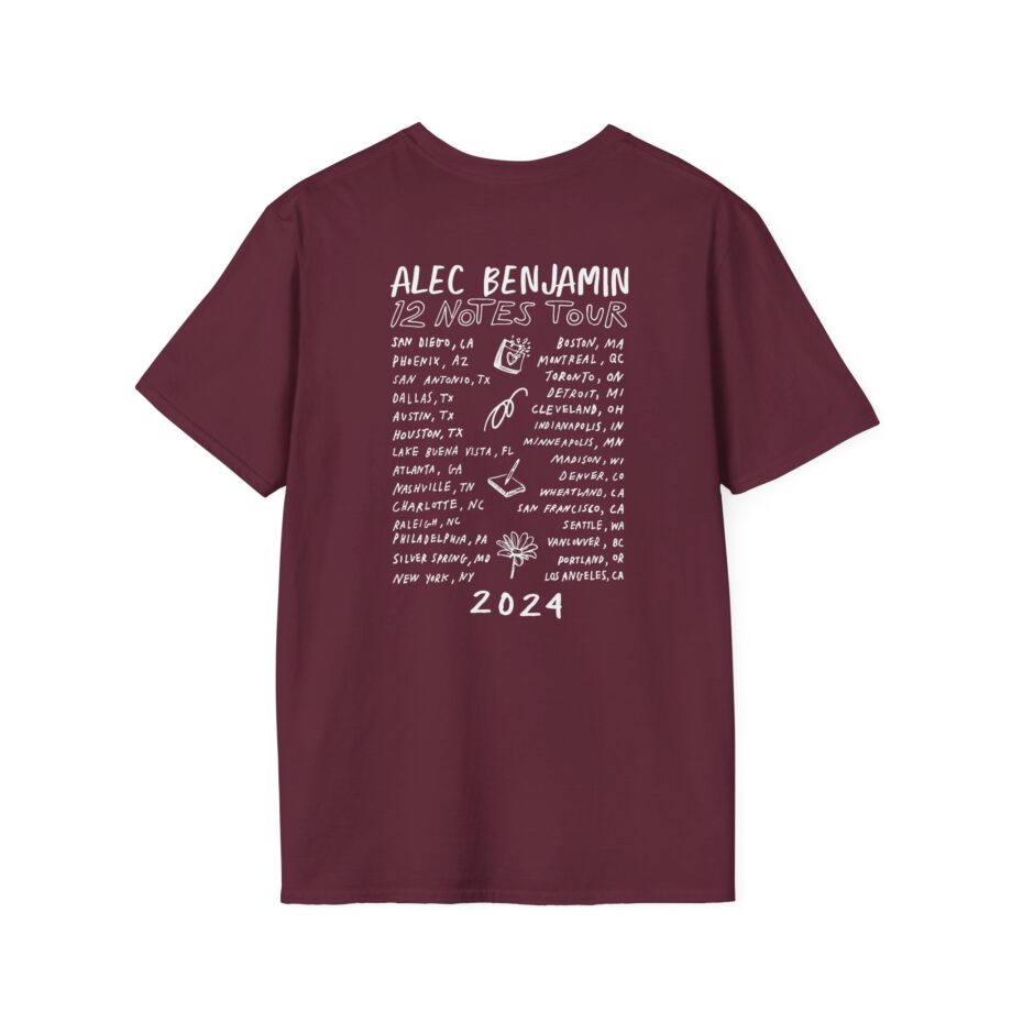 Alec Benjamin Therapy Tour Unisex Softstyle T-shirt