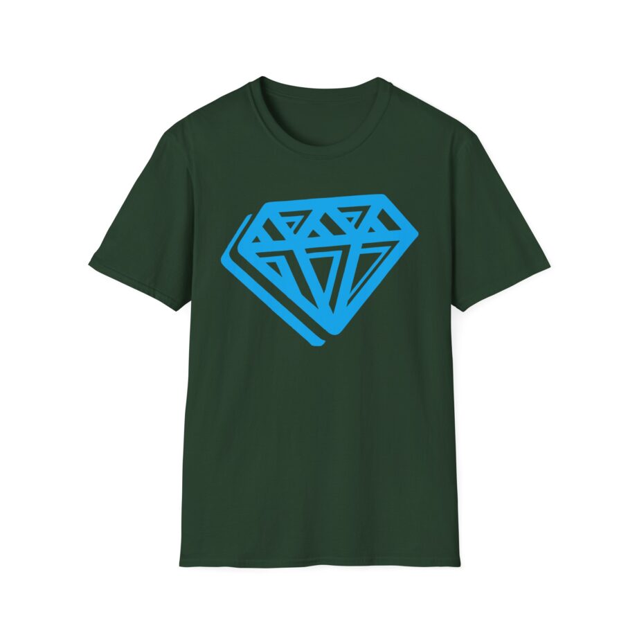 Dan Tdm Graffiti Blue Foil Unisex Softstyle T-shirt
