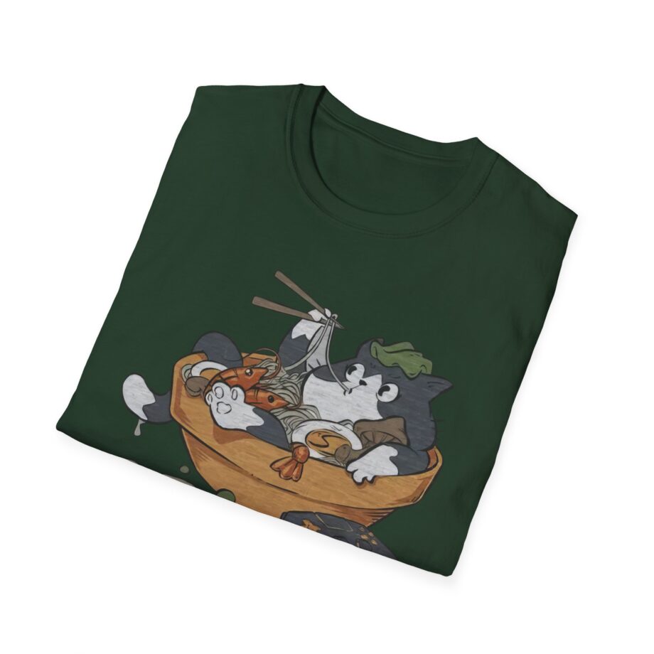 Lirik Ramen Cat Unisex Softstyle T-shirt